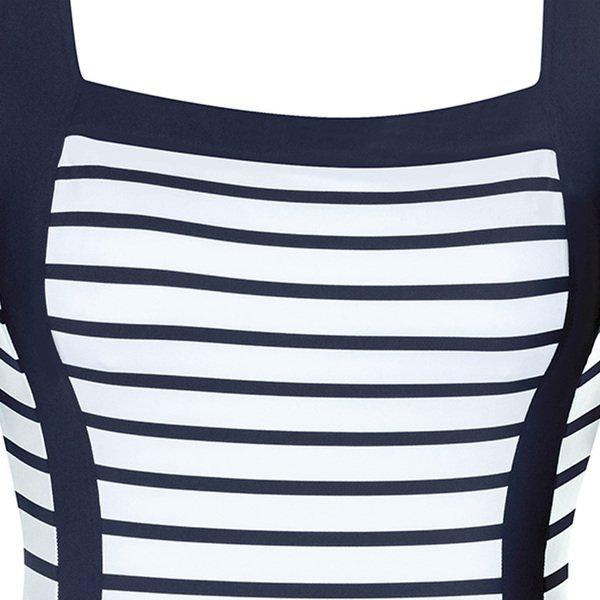 SUNFLAIR Maillot de Bain Basique Rayé Une Pièce  