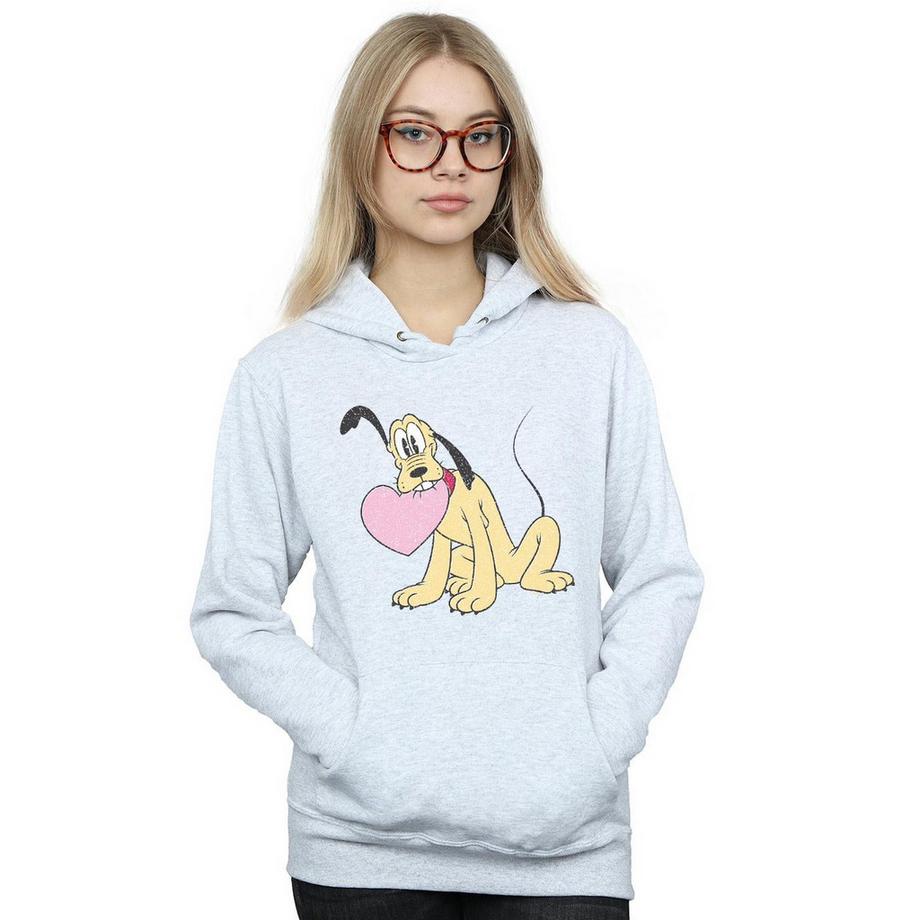 Disney Pluto Cuore Felpa con cappuccio  