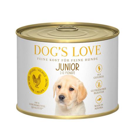 Dog's Love  Junior volaille courgette et pomme - Multipack 