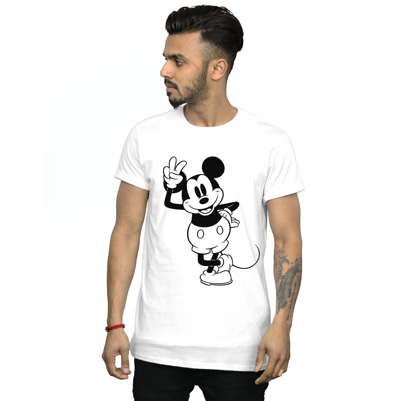 Disney Mickey Mouse Peace Zeichen T-Shirt  