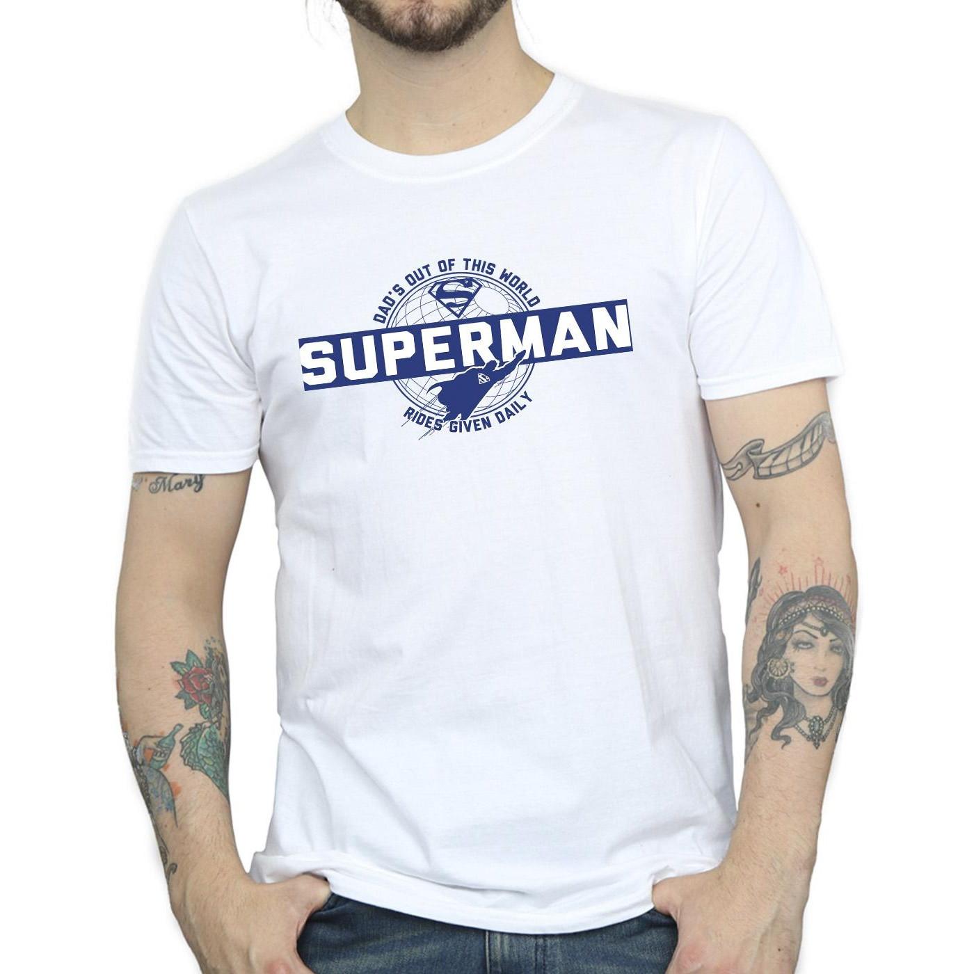 DC COMICS Superman Dad's Out Of This World T-Shirt  