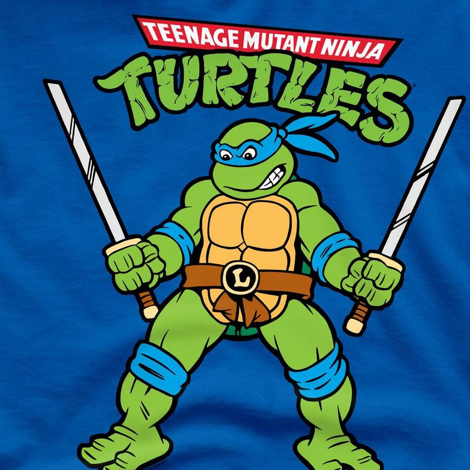 TEENAGE MUTANT NINJA TURTLE  Maglietta Leonardo Retrò 