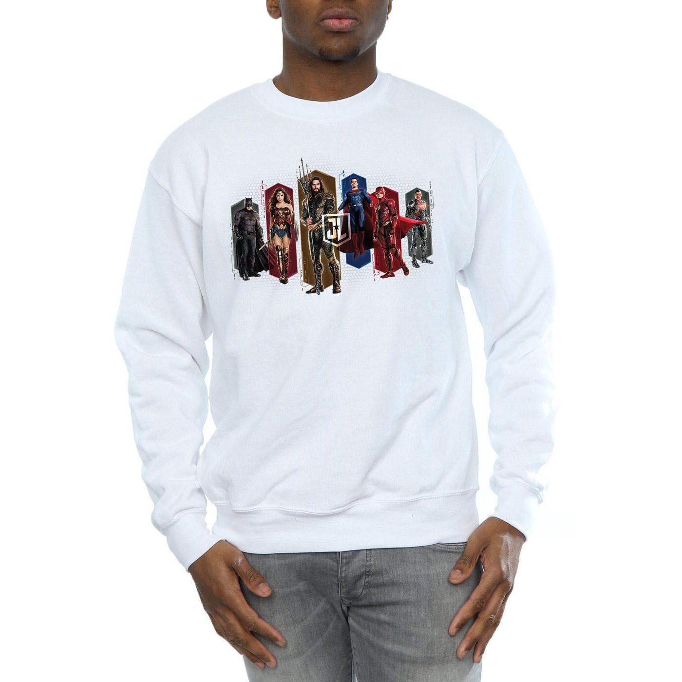 DC COMICS Justice League Felpa Stampata  