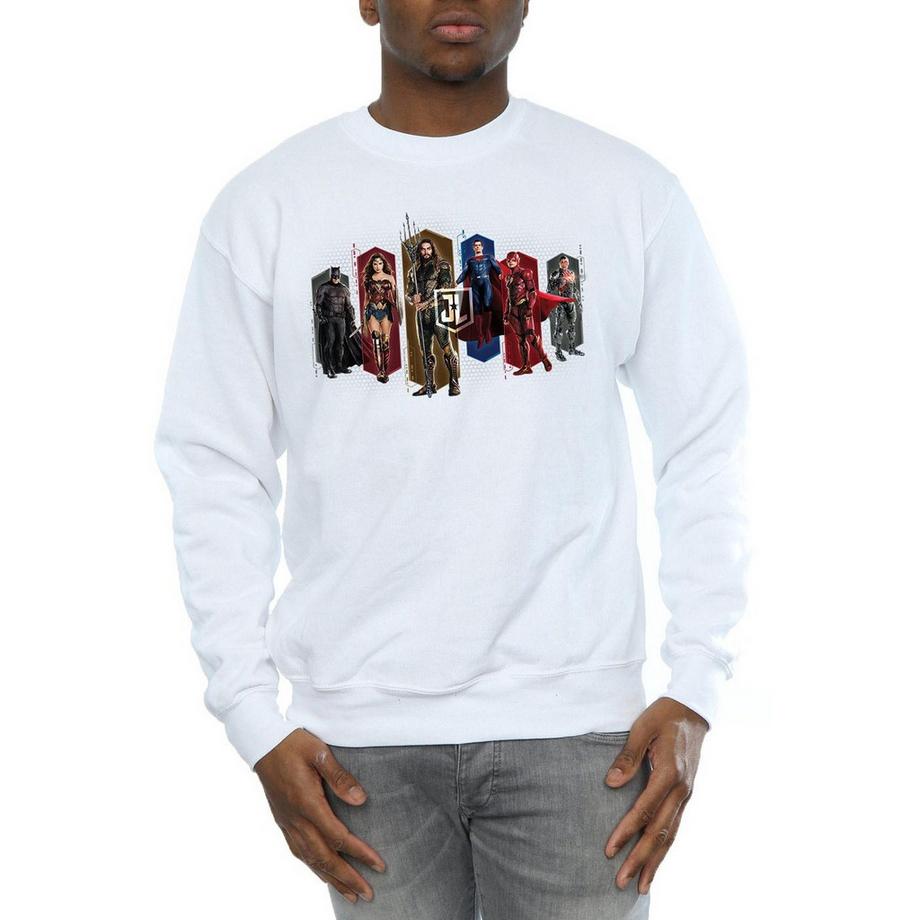 DC COMICS Justice League Felpa Stampata  