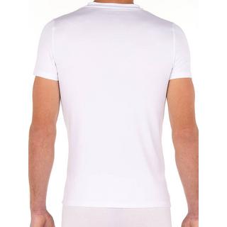 HOM Einfarbiges V-Ausschnitt Kurzarm T-Shirt  
