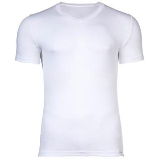 HOM Einfarbiges V-Ausschnitt Kurzarm T-Shirt  