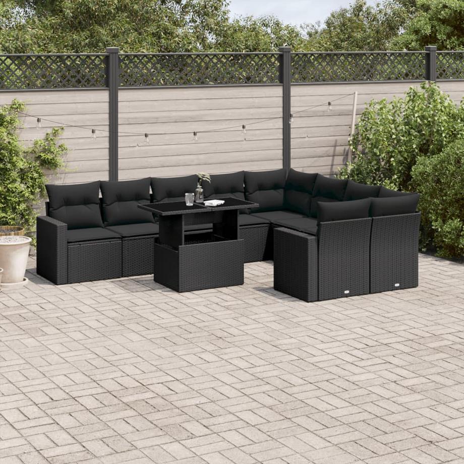 VidaXL Garten sofagarnitur poly-rattan  