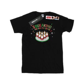 Tshirt THE LAST JEDI SQUEAKING ROLLING THROUGH THE SNOW