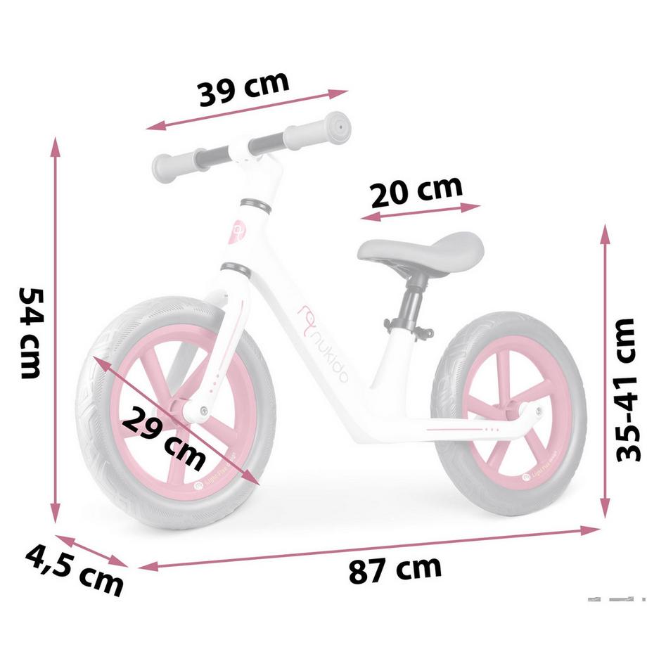 B2X  Bicicletta senza pedali per bambini Light Flee Nukido 