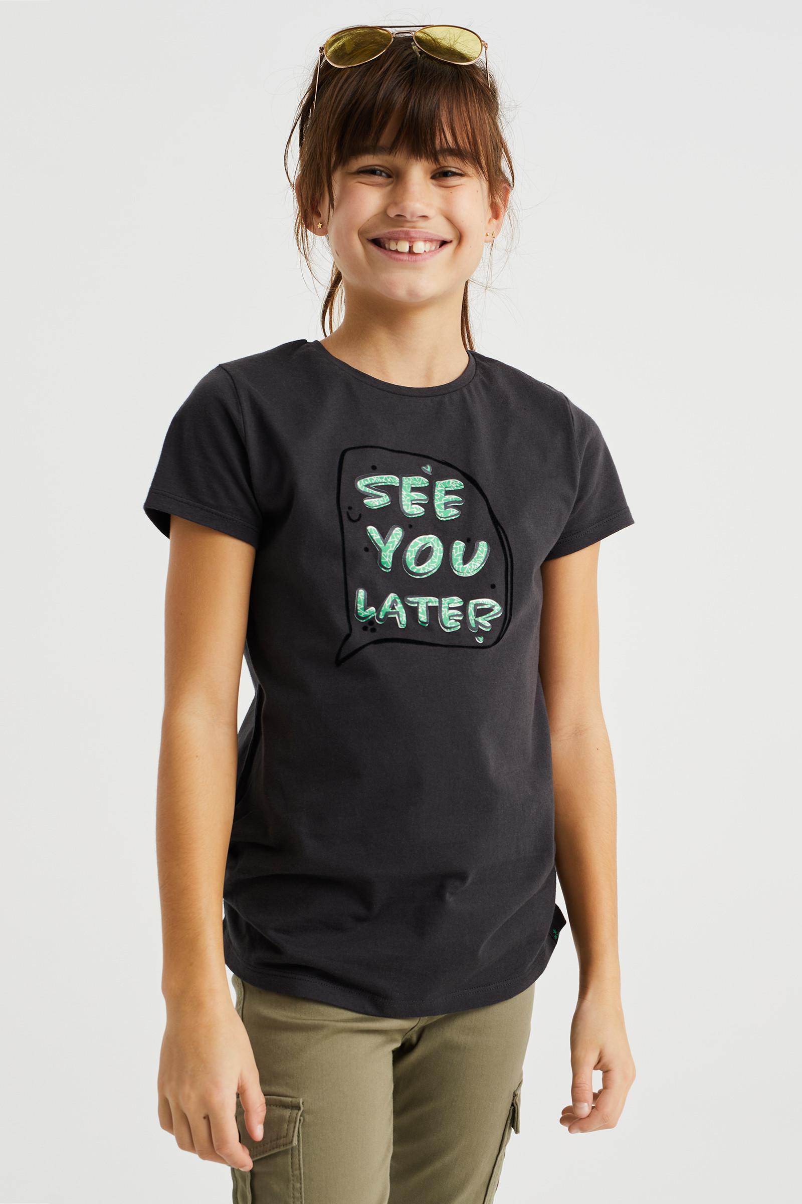 WE Fashion  Mädchenshirt Mit Aufdruck 
