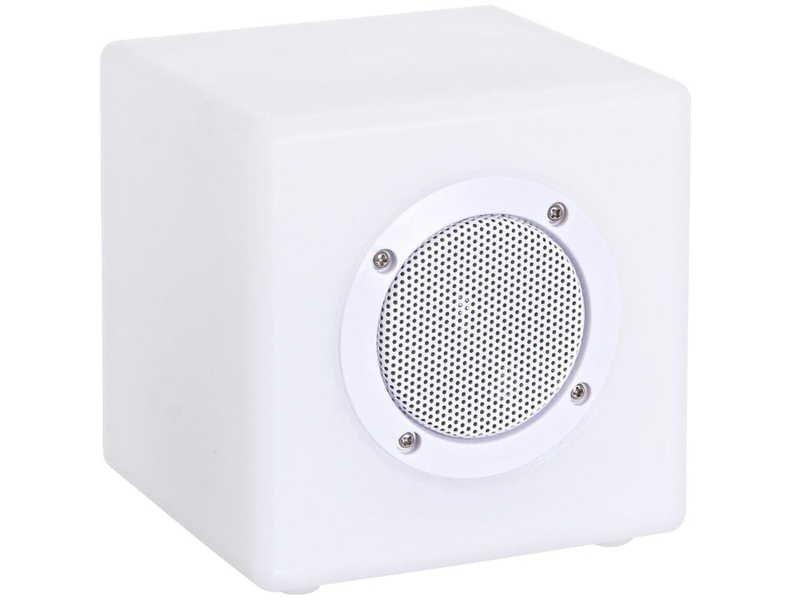 mutoni  Lampada LED cubo altoparlante PE 15x15 