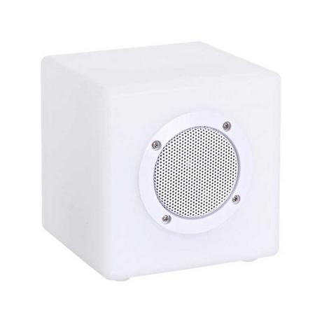 mutoni  Lampe LED cube haut-parleur 15x15 