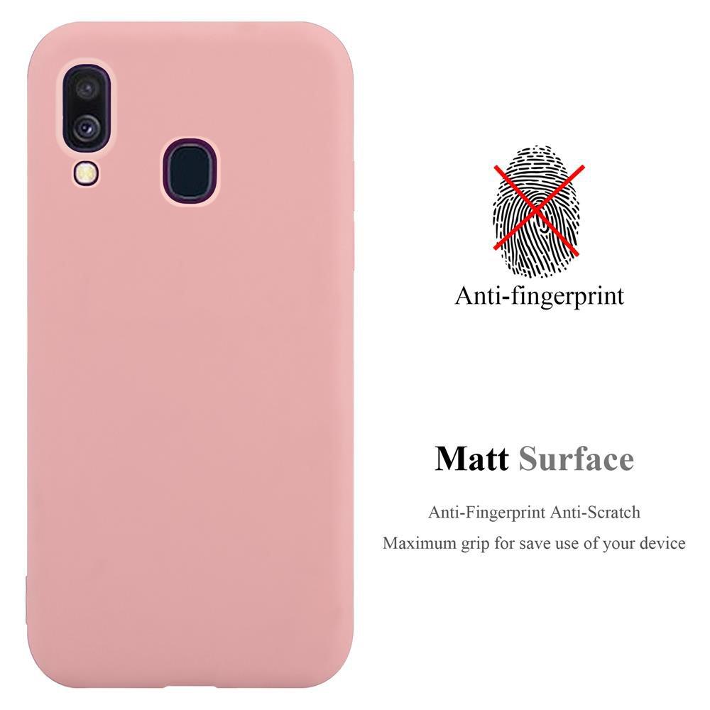 Cadorabo  Housse compatible avec Samsung Galaxy A40 - Coque de protection en silicone TPU flexible 