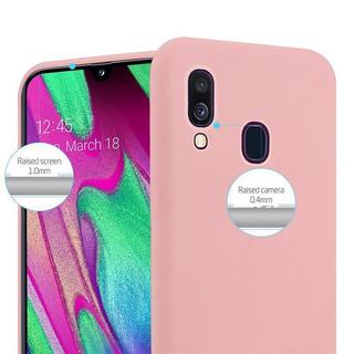 Cadorabo  Housse compatible avec Samsung Galaxy A40 - Coque de protection en silicone TPU flexible 