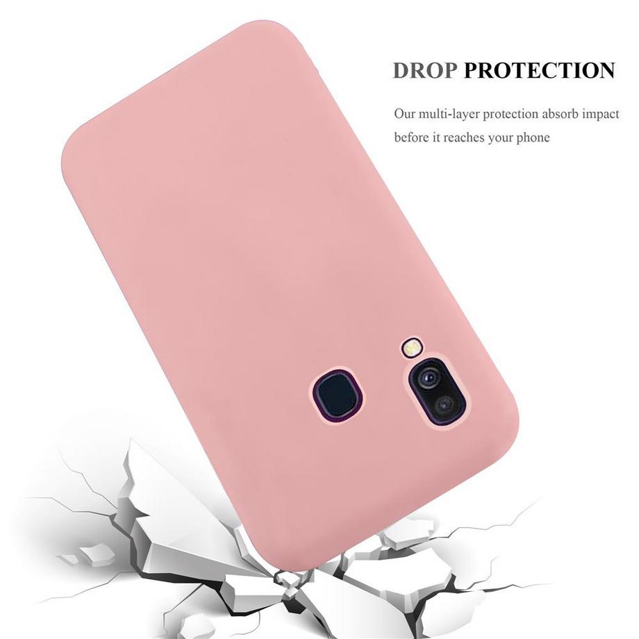 Cadorabo  Housse compatible avec Samsung Galaxy A40 - Coque de protection en silicone TPU flexible 