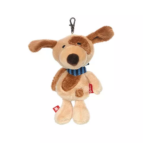 Sigikid  42500 Hund Keyring Cuddly Gadgets Mädchen und Jungen Schlüsselanhänger empfohlen ab 1 Jahr beige 15cm 