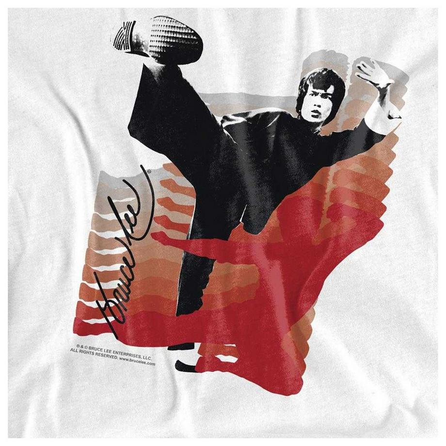 Bruce Lee T-Shirt Ringer Kick It  