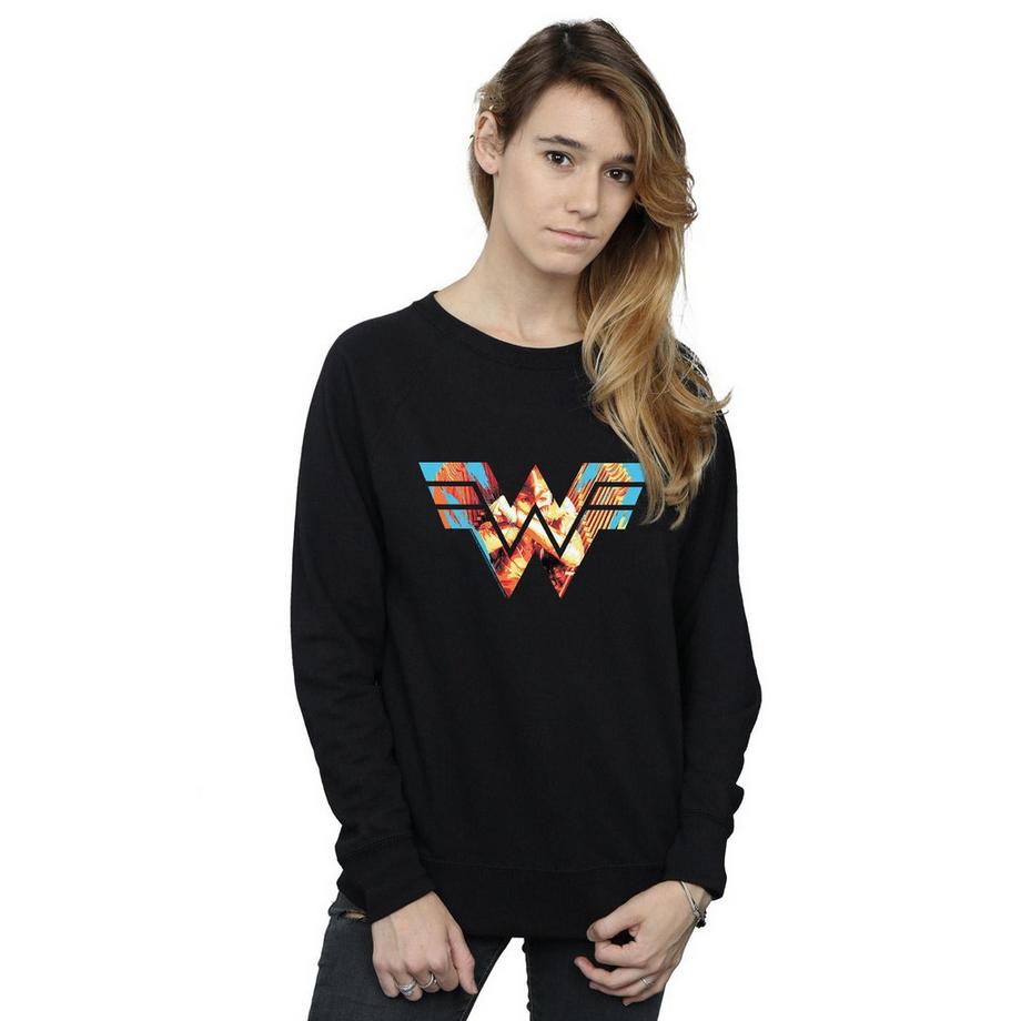 DC COMICS 84 Sweatshirt Imprimé Coupe Droite  