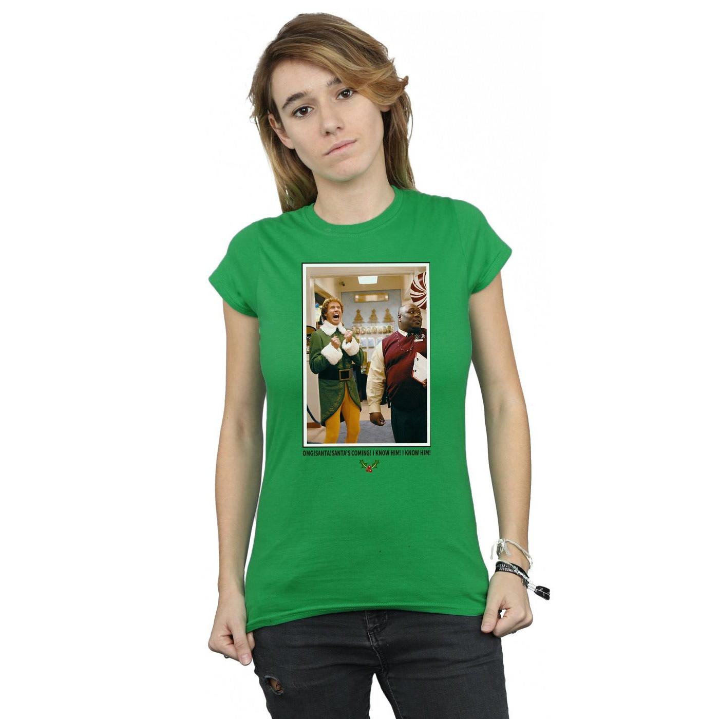 Elf  Tshirt OMG SANTA PHOTO 