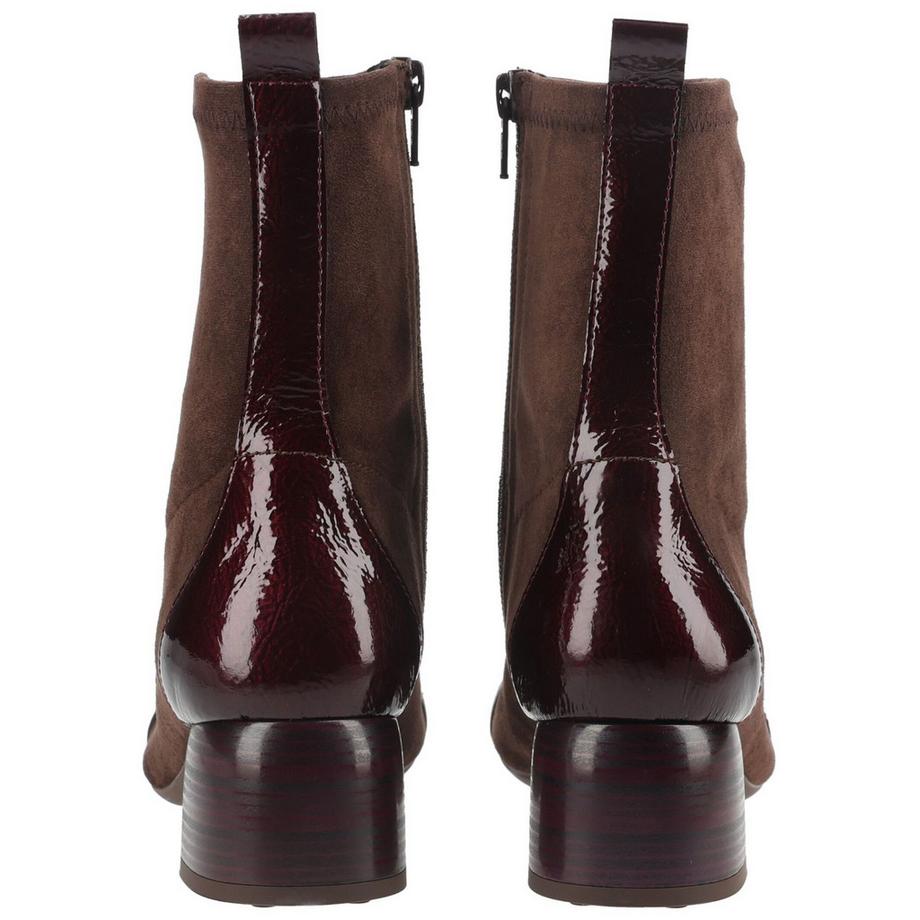 Hispanitas Bottines avec bout brillant et talon bloc  