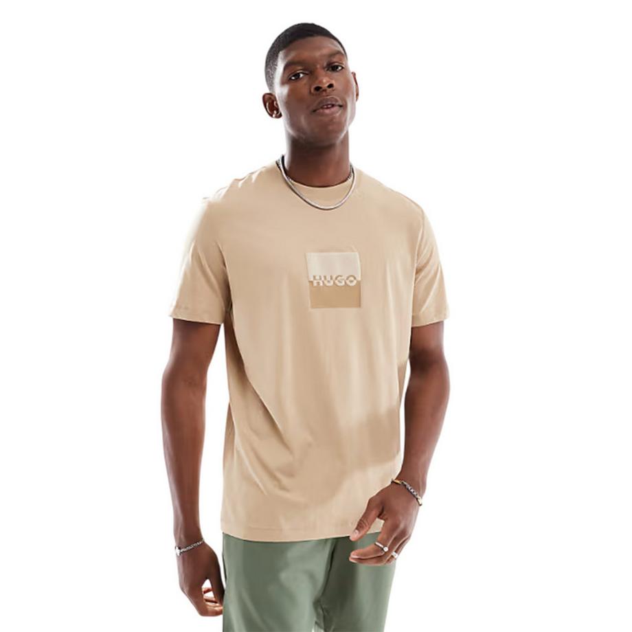 HUGO  T-ShirtMotiftyle Logo Tonal Dusplit 