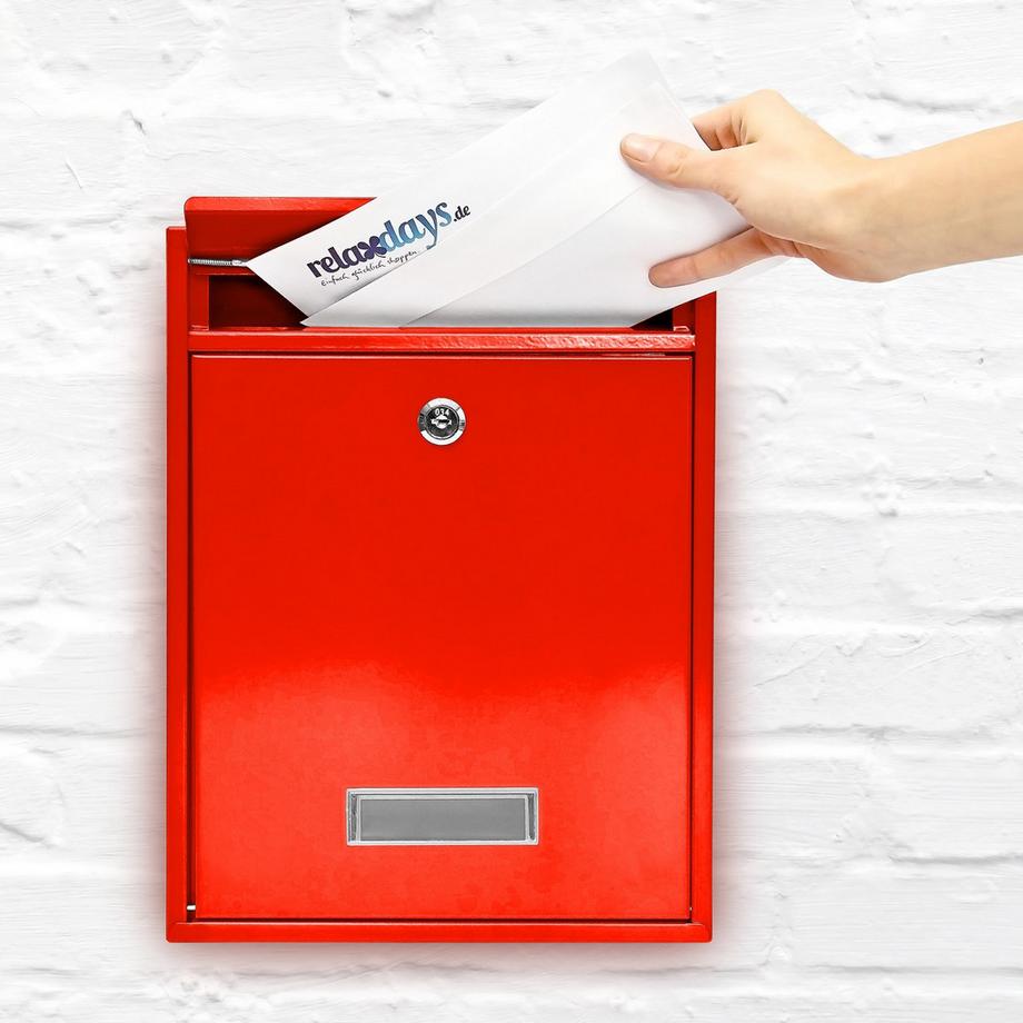 B2X  Design Briefkasten 35 cm in verschiedenen Farben 