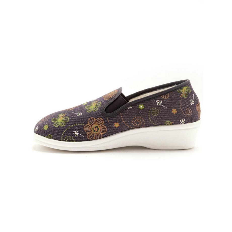 Pédiconfort Sneakers Slip-On con Motivo Floreale  