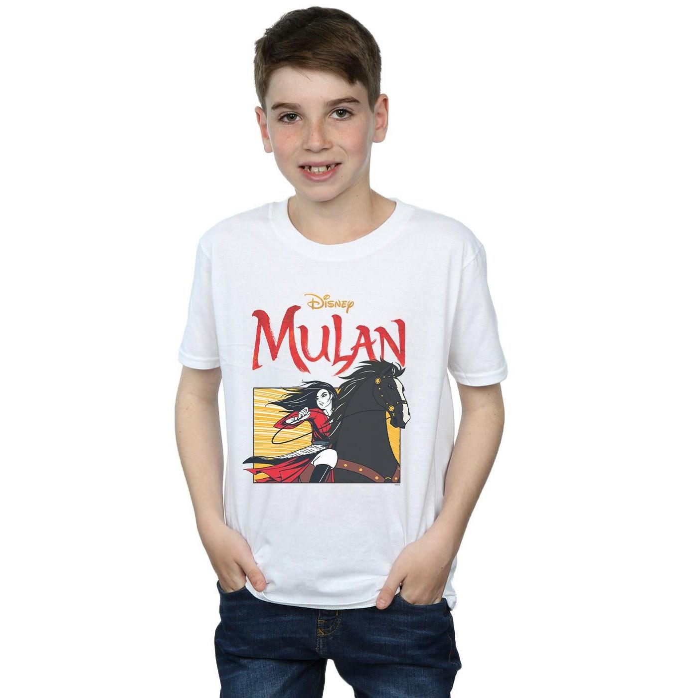 Disney  Tshirt MULAN MOVIE HORSE FRAME 