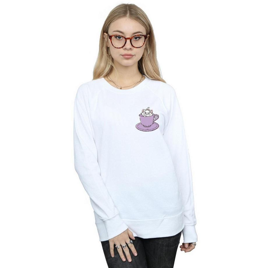 Disney Aristocats Marie Tasse à Thé Sweatshirt  