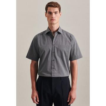 Business Hemd Regular Fit Kurzarm Uni