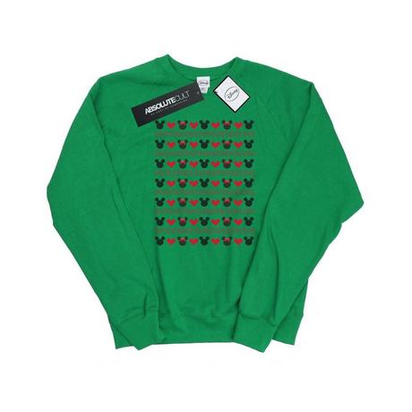 Disney  Mickey And Minnie Christmas Hearts Sweatshirt 