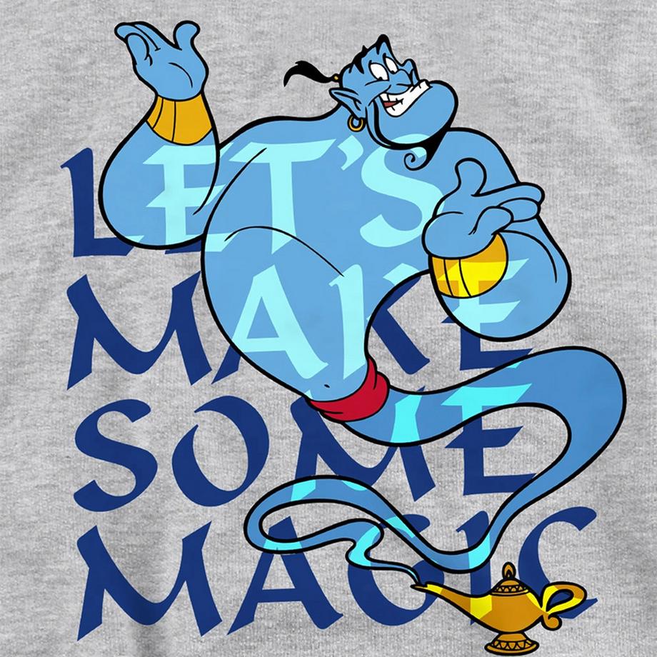 Aladdin  Let's Make Some Magic Felpa Con Cappuccio Genio 