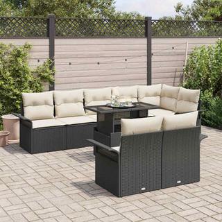 VidaXL Ensemble de canapé de jardin poly rattan  