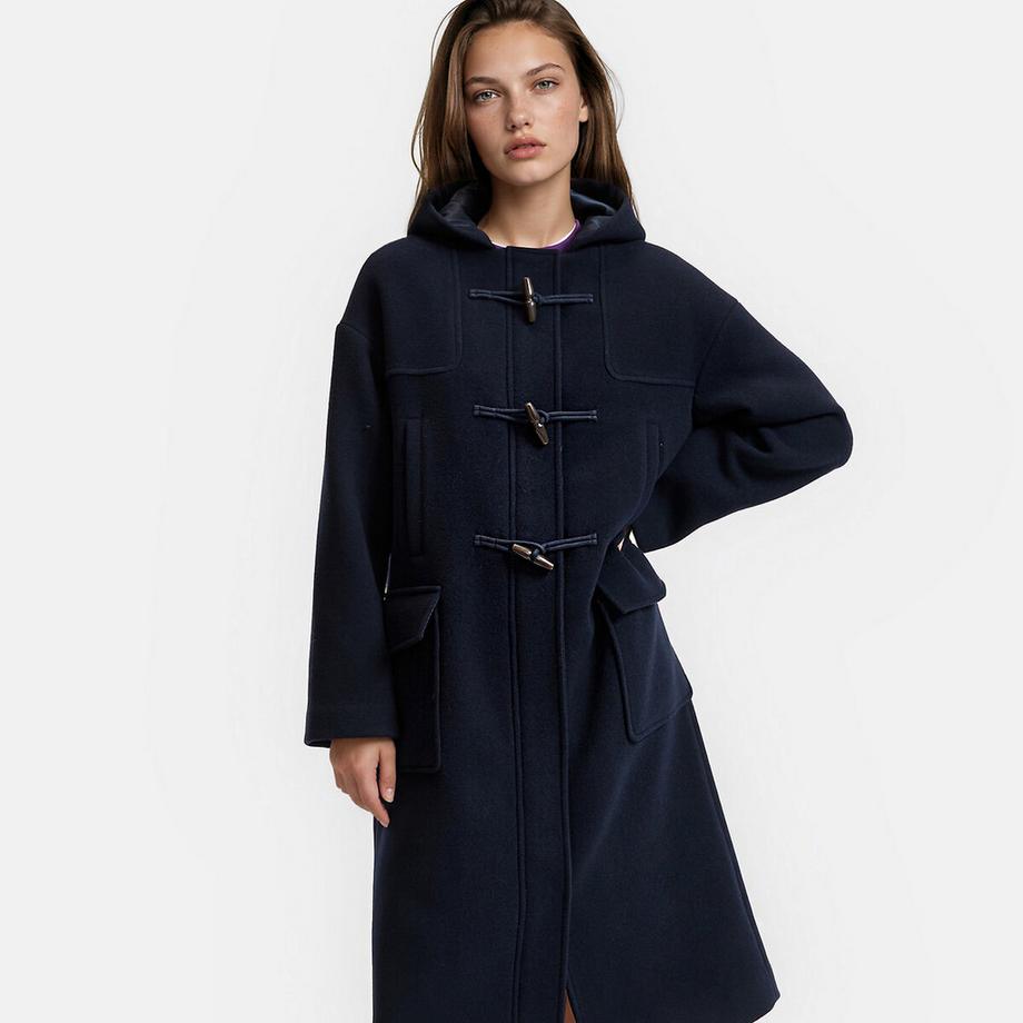 La Redoute Collections Duffle-coat long à capuche  