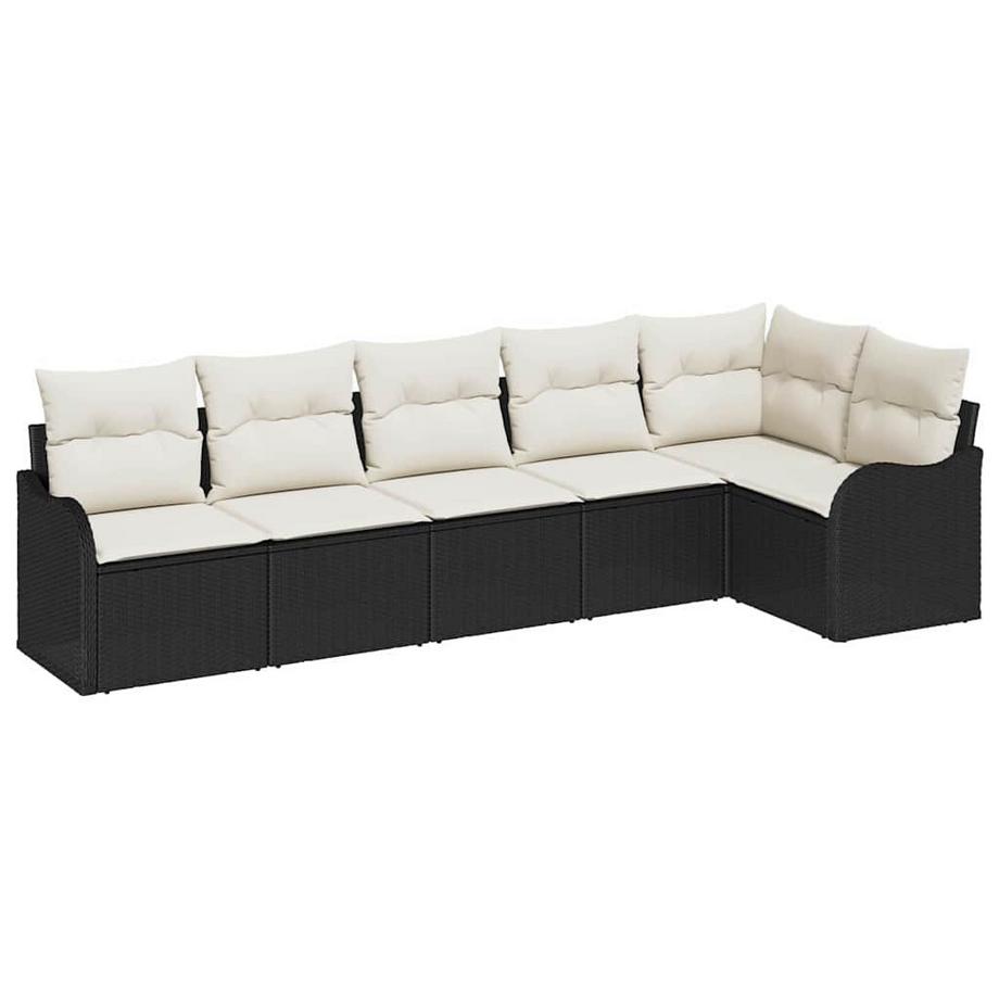 Gartensofa-set poly-rattan