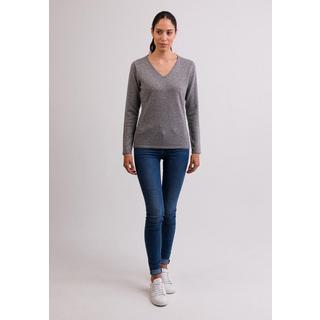 CASH-MERE.CH Pullover Cashmere Scollo a V  