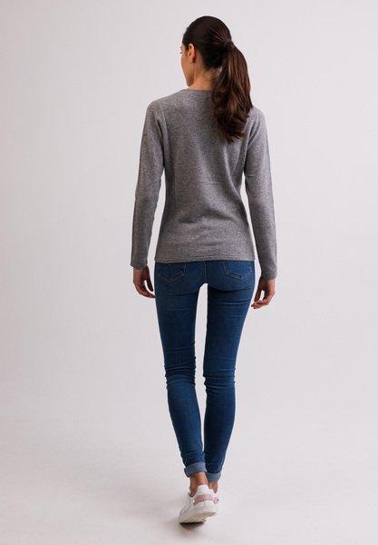 CASH-MERE.CH Pullover Cashmere Scollo a V  