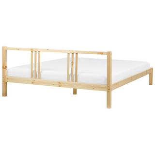 Beliani Letto en Legno di pino Scandinavo VANNES  
