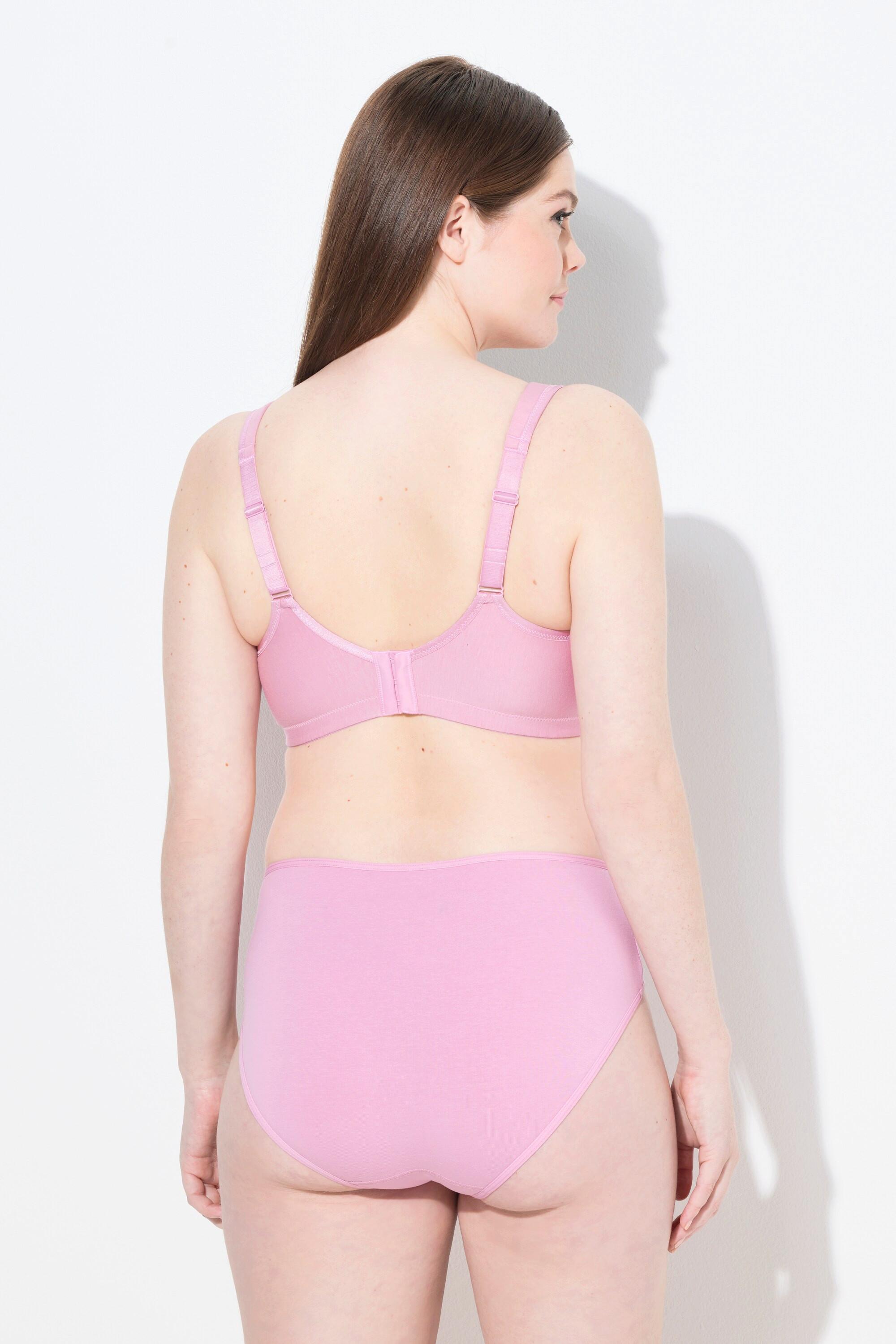 Ulla Popken Entlastungs-BH bügellos mit Blüten Herzspitze  