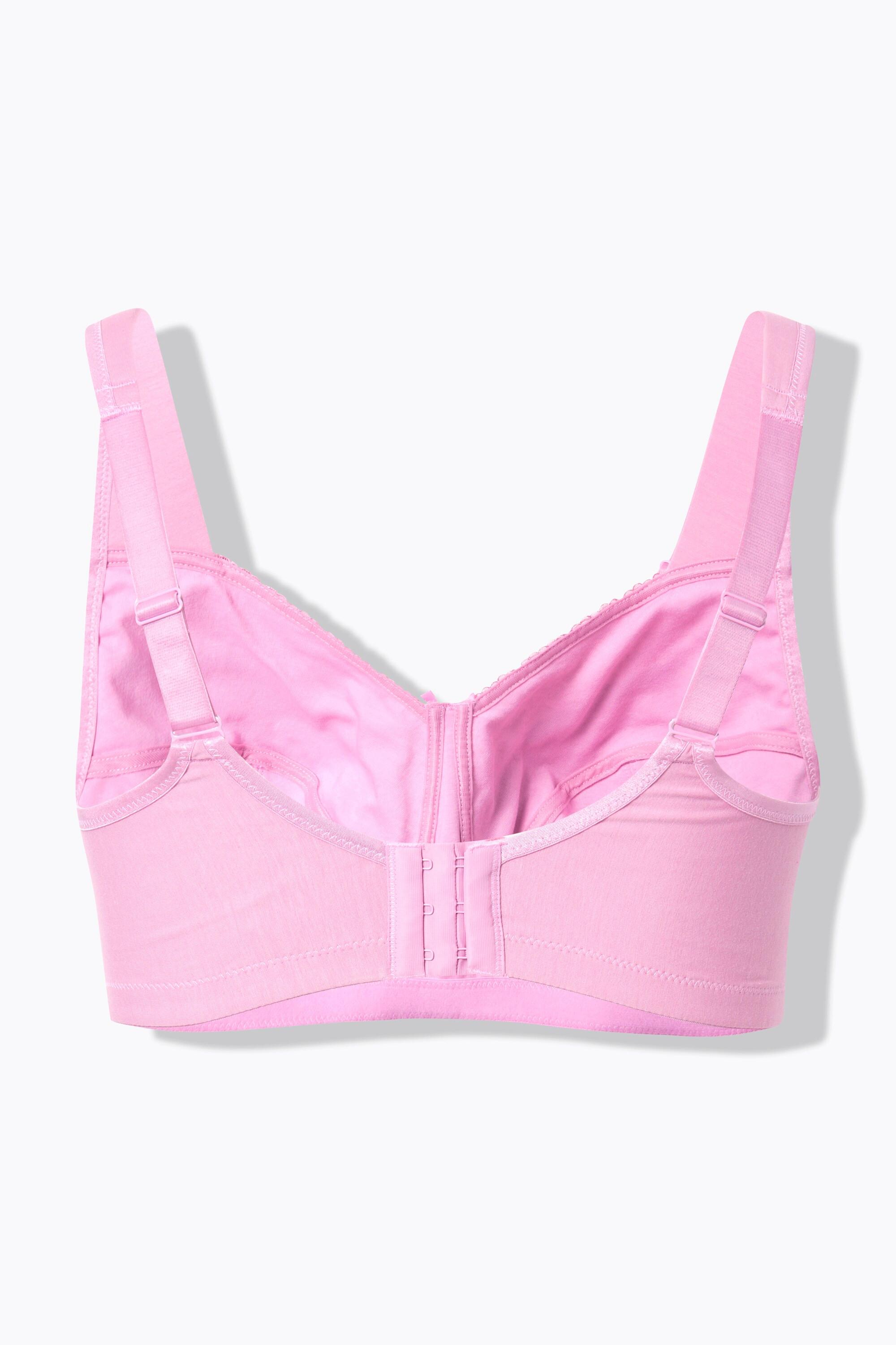 Ulla Popken Entlastungs-BH bügellos mit Blüten Herzspitze  