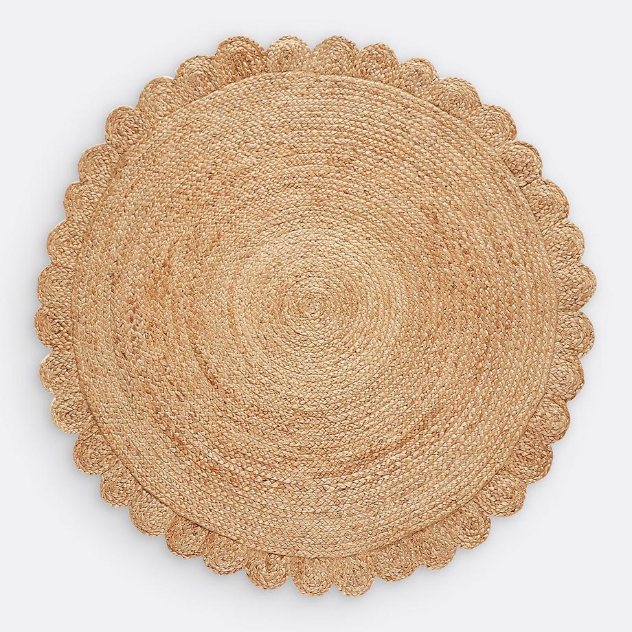 La Redoute Intérieurs Teppich Aftas in Blütenform  