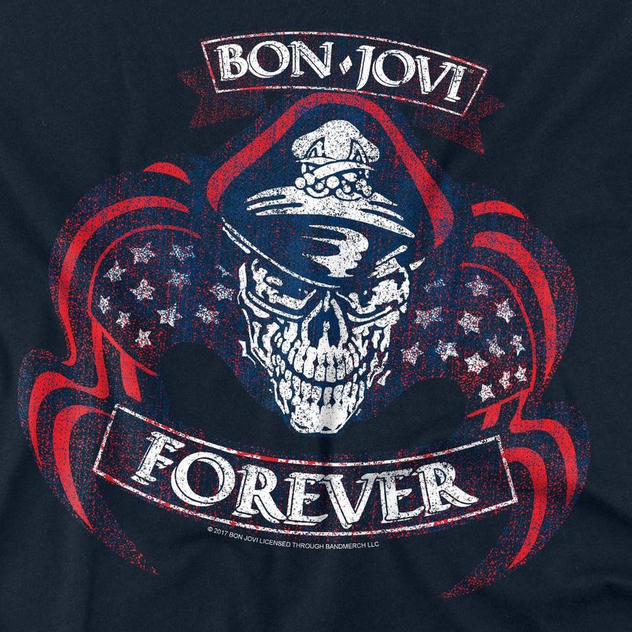 Bon Jovi T-Shirt Manches Longues Forever  