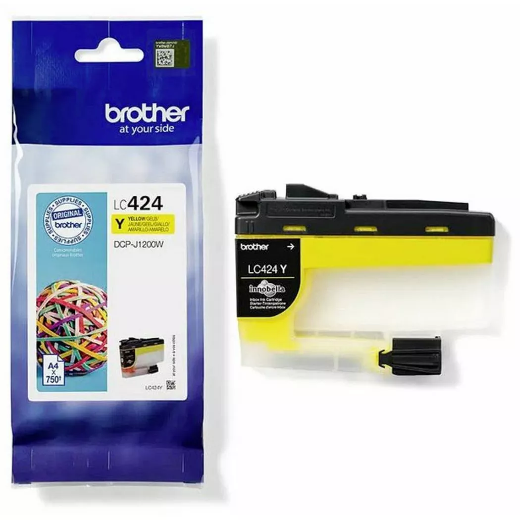 Brother – LC-424Y Tintenpatrone, Multicolor, One Size