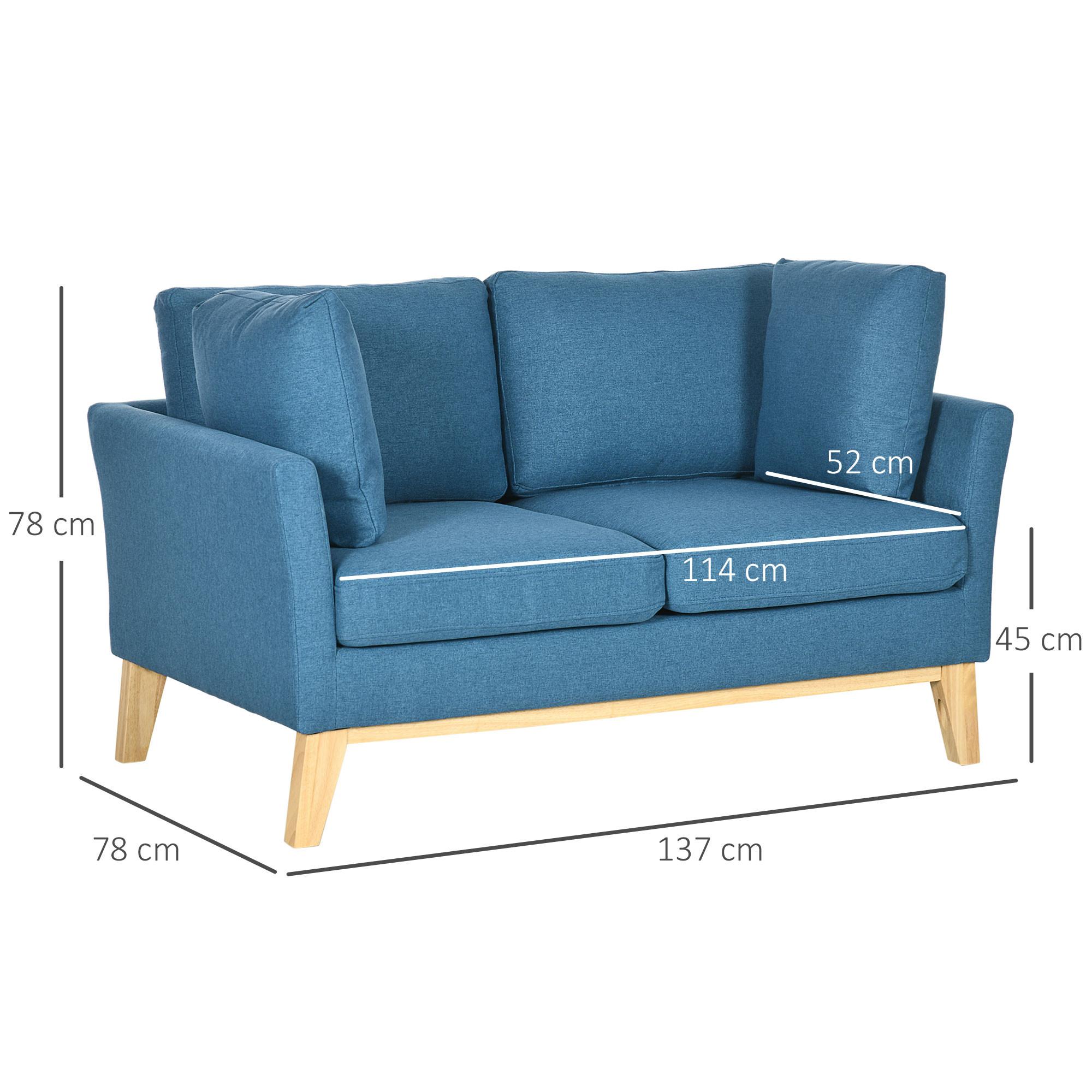 HOMCOM Sofa 2-Sitzer  