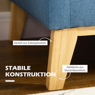 HOMCOM Sofa 2-Sitzer  