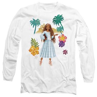 The Little Mermaid Island Girl Langarm T-Shirt  