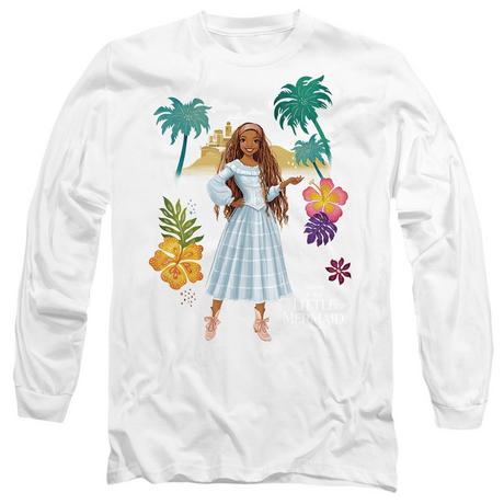 The Little Mermaid Island Girl Langarm T-Shirt  