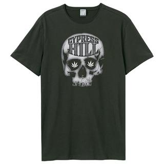 Amplified Totenkopf Grafikdruck T-Shirt  