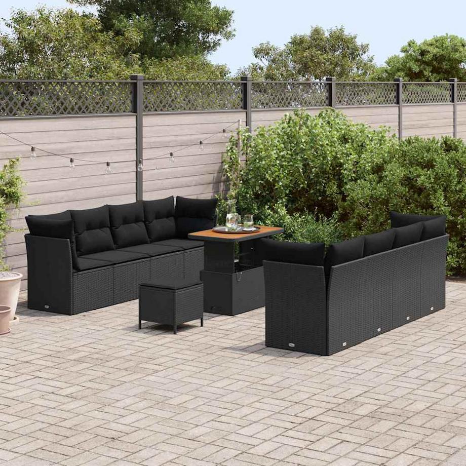 VidaXL Garten-sofa poly-rattan  