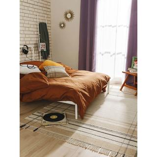 Benuta Tapis de laine Bahati Beige  